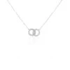 Collier Anne Argent Blanc Oxyde De Zirconium