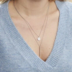 Collier Manna Argent Blanc Oxyde De Zirconium -Histoire d'Or FACFBZW18K model0