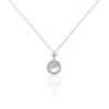Collier Hacena Argent Blanc Oxyde De Zirconium