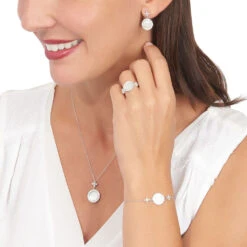 Collier Hacena Argent Blanc Oxyde De Zirconium -Histoire d'Or FACFBZW1BU model1