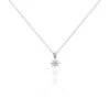 Collier Sarida Argent Blanc Oxyde De Zirconium