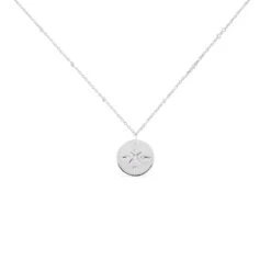 Collier Perona Argent Blanc Oxyde De Zirconium