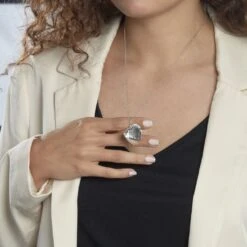 Collier Cahida Argent Blanc Oxyde De Zirconium -Histoire d'Or FACFBZW1JH model1