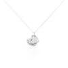 Collier Danael Argent Blanc Oxyde De Zirconium