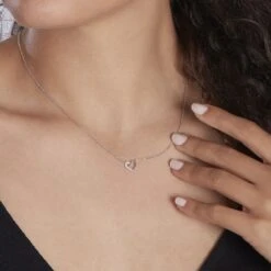 Collier Dorthea Argent Blanc Oxyde De Zirconium -Histoire d'Or FACFBZW1K5 model1