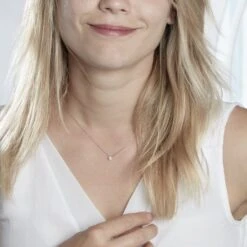 Collier Germinie Argent Blanc Oxyde De Zirconium -Histoire d'Or FACFBZW1NI model0