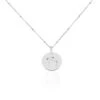 Collier Astr Argent Oxydes De Zirconium