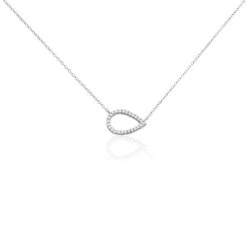 Collier Gisberte Argent Oxyde