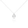 Collier Argent Sabri Oxydes De Zirconium