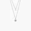 Collier Shone Argent Oxyde De Zirconium