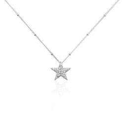 Collier Argent Vibien Oxydes De Zirconium