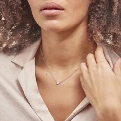 Collier Argent Magilos Oxydes De Zirconium -Histoire d'Or FACFBZW1VL model1