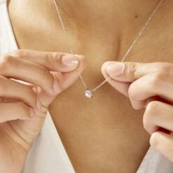 Collier Kariane Argent Blanc Oxyde De Zirconium -Histoire d'Or FACFBZW401 model1