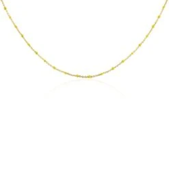 Collier Argent Dore Alize