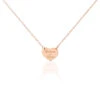 Collier Betie Argent Rose