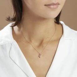 Collier Argent Rose Atieno Oxyde De Zirconium -Histoire d'Or FACFRZC001 model0