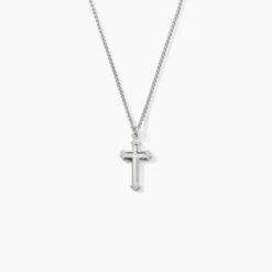 Collier Argent Blanc Nicolaos