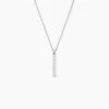 Collier Argent Blanc Fedor