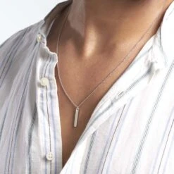 Collier Argent Blanc Fedor -Histoire d'Or FACHBW0381 model1