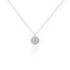 Collier Argent Blanc Hosni
