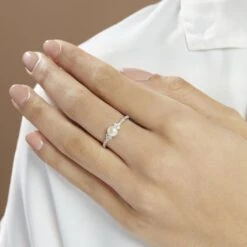 Bague Florenty Argent Blanc Perle De Culture Et Oxyde De Zirconium -Histoire d'Or FADFBU2170 model1