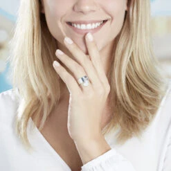 Bague Ayna Argent Blanc 7 Bague Ayna Argent Blanc -Histoire d'Or FADFBW0906 model0