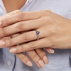 Bague Solitaire Kelvyn Argent Blanc Oxyde De Zirconium -Histoire d'Or FADFBZB187 model0