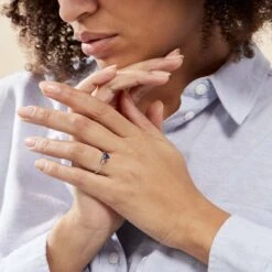 Bague Solitaire Kelvyn Argent Blanc Oxyde De Zirconium -Histoire d'Or FADFBZB187 model1