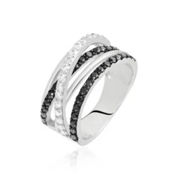 Bague Elfide Argent Blanc Oxyde De Zirconium