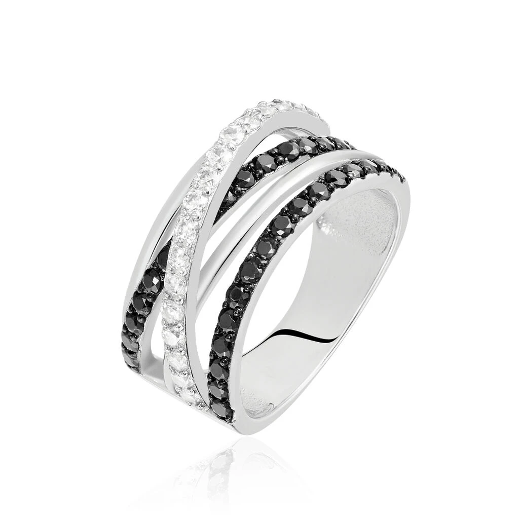 Bague Elfide Argent Blanc Oxyde De Zirconium 1 Bague Elfide Argent Blanc Oxyde De Zirconium