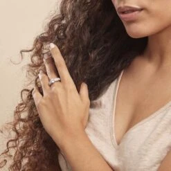 Bague Marilyn Argent Blanc Oxyde De Zirconium -Histoire d'Or FADFBZW0IG model0