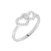 Bague Anne-ael Argent Blanc Oxyde De Zirconium