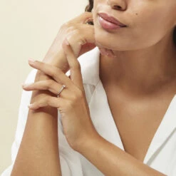 Bague Solitaire Mathylda Argent Blanc Oxyde De Zirconium -Histoire d'Or FADFBZW13U model0