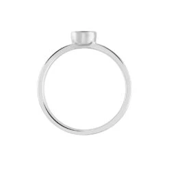 Bague Solitaire Mathylda Argent Blanc Oxyde De Zirconium -Histoire d'Or FADFBZW13U view2