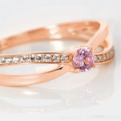 Bague Bertheline Argent Rose Oxyde De Zirconium -Histoire d'Or FADFRZD062 view3