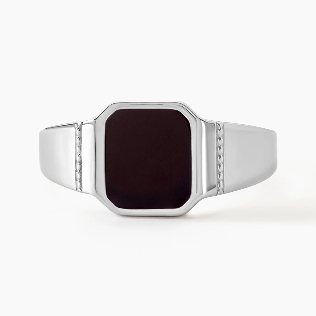 Chevalière Argent Blanc Djulian Email 1 Chevalière Argent Blanc Djulian Email