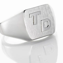 Chevaliere Argent Gringoire Carree -Histoire d'Or FAHFBW0141 view3