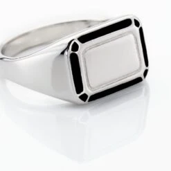 Chevalière Manny Argent Blanc -Histoire d'Or FAHHAW0144 view3