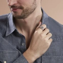 Chevalière Argent Argent Terrence -Histoire d'Or FAHHBW0350 model0