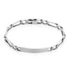 Bracelet Identité Poline Argent Blanc