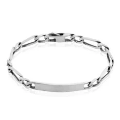 Bracelet Identité Poline Argent Blanc