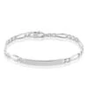 Bracelet Identité Argent Blanc Vivian