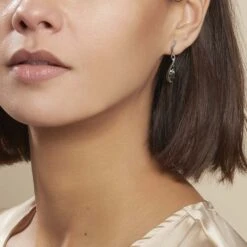 Boucles D'oreilles Pendantes Argent Blanc Odilon Ambre -Histoire d'Or FAOFBIV112 model0