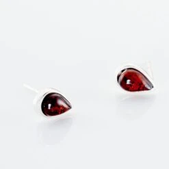 Boucles D'oreilles Puces Argent Blanc Junie Ambre -Histoire d'Or FAOFBIY147 view2