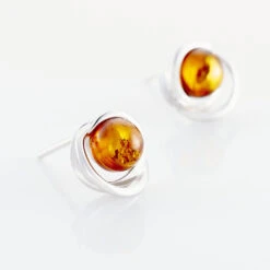 Boucles D'oreilles Argent Blanc Franjo Ambre -Histoire d'Or FAOFBIY176 view2