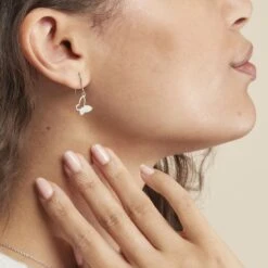 Boucles D'oreilles Pendantes Maria Argent Blanc -Histoire d'Or FAOFBW00MT model0