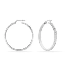 Créoles Argent Blanc Esmee -Histoire d'Or FAOFBW00NH view2