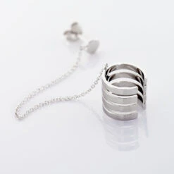 Bijou D'oreille Unitaire Trina Argent Blanc 6 Bijou D'oreille Unitaire Trina Argent Blanc -Histoire d'Or FAOFBW00XT view2