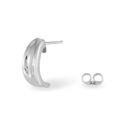 Boucles D'oreilles Puces Anne-christelleae Argent Blanc -Histoire d'Or FAOFBW0303 view2