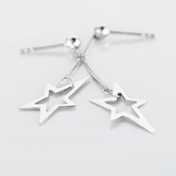 Boucles D'oreilles Pendantes Eloisa Argent Blanc -Histoire d'Or FAOFBW0748 view2